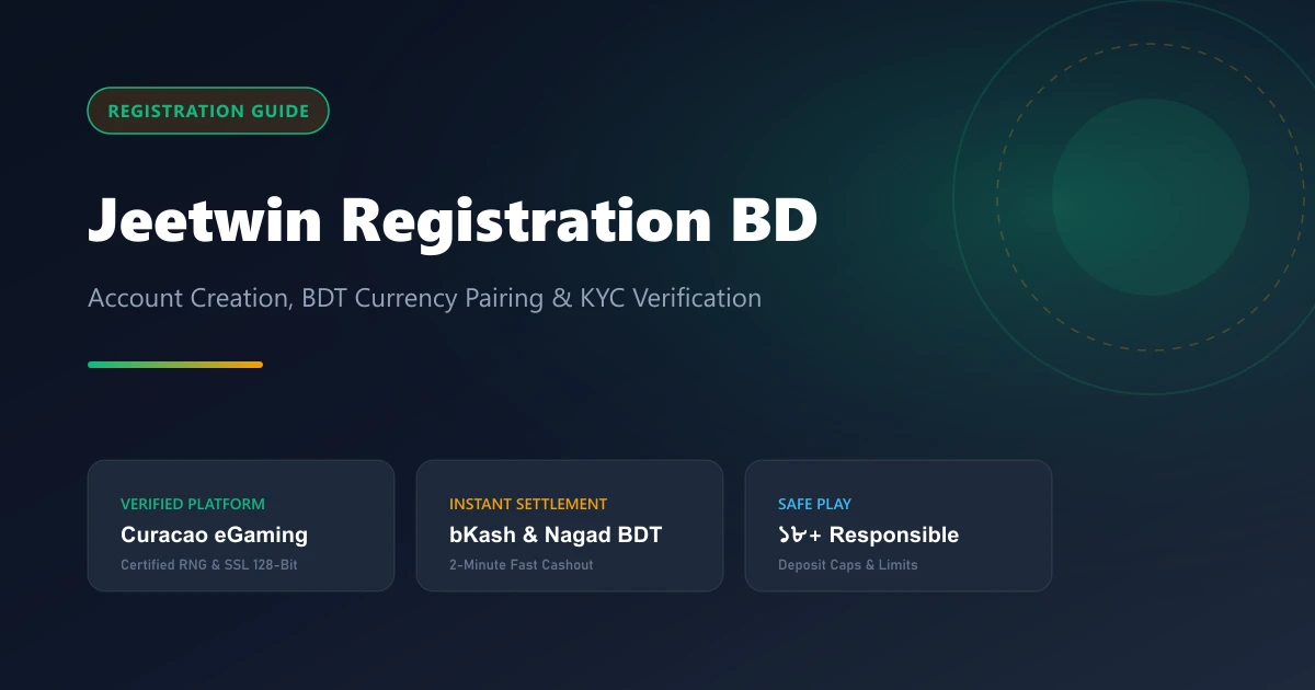 Jeetwin Registration BD Account Sign Up and KYC Verification