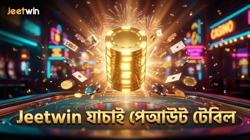 Jeetwin প্ল্যাটফর্মে প্রকৃত পেআউট টেবিল যাচাই।