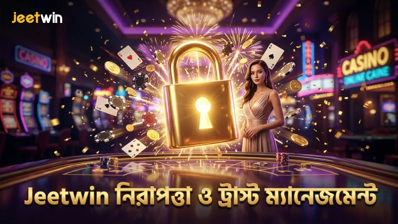 Jeetwin প্ল্যাটফর্মে স্লটের নিরাপত্তা এবং ব্যবহারকারীর ট্রাস্ট বজায় রাখা হয়।