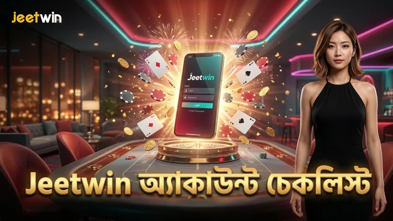 Jeetwin অ্যাকাউন্ট সেটআপের সময় চেকলিস্ট এবং ভুল এড়ানো।